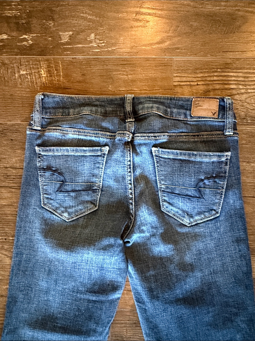 American Eagle Outfitters Women's Skinny Jeans in Blue Wash Size 4 Long - Picture 5 of 9